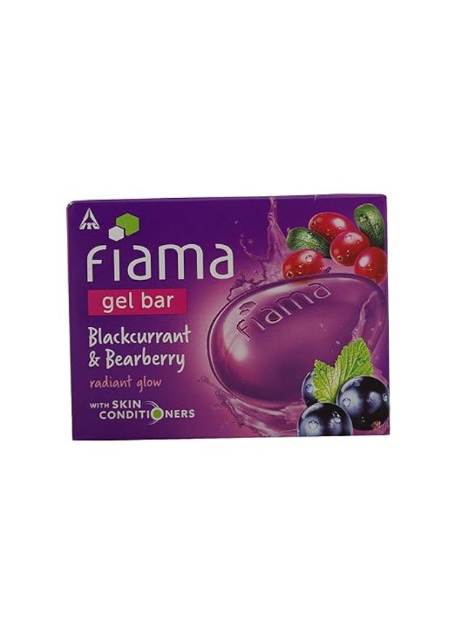 Fiama  Gel Bar, Blackcurrant & Bearberry, 115g - Image 1